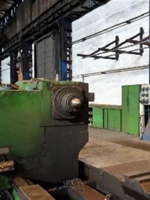 دستگاه تراش Heavy Duty Lathe SOMUA CNC 2400 X 11.500 - 3 Bahnenbett NEW