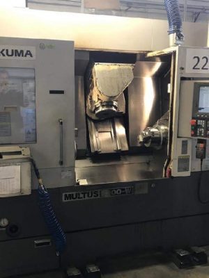 دستگاه تراش CNC Lathe OKUMA MULTUS B200-W