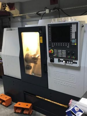دستگاه تراش CNC Lathe with C axis Spinner TC400-52 MC
